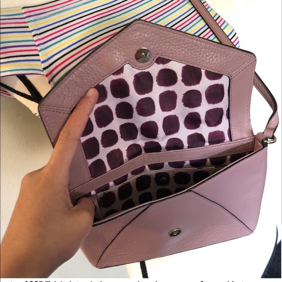 Pink leather crossbody bag from Kate Spade - Picture 2 of 4
